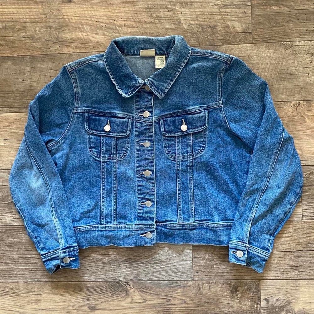 St. John’s Bay large faded denim jacket